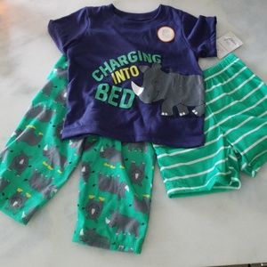 Baby boys rhino PJs
